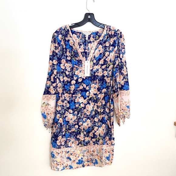 Rebecca Taylor • NWT Gigi Silk Floral Dress - Picture 2 of 8